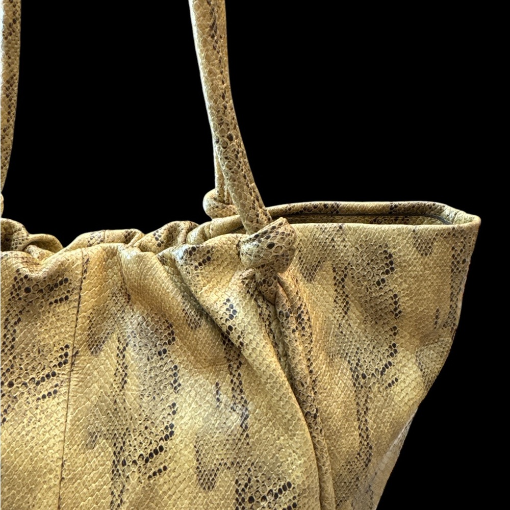 Vince Camuto Yellow and Black Shoulder Bag with Slouchy Design, - Picture 7 of 15